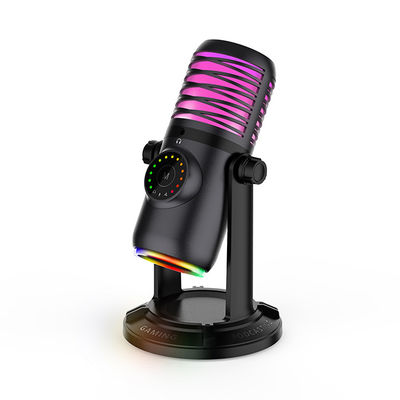 RGB USB-Microfoon van het Condensatorgokken voor PC-Laptop Telefooncomputer