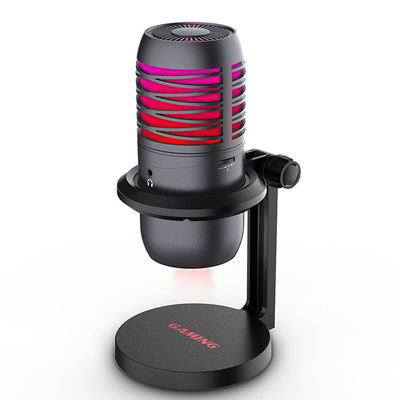 ODM/OEM de Microfoon van de Studiocomputer, RGB USB-Microfoon voor het Stromen en het Zingen