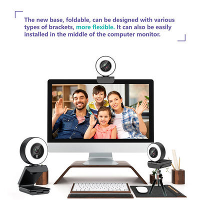 Volledige de Schoonheidsfilter Webcam van HD 1080P met Licht Ring And Microphone