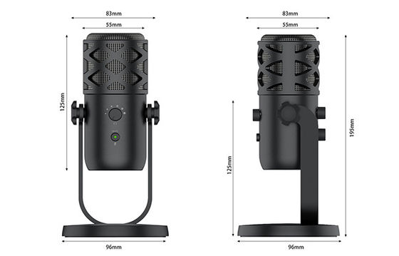 OEM 48Khz Professionele Opnamemicrofoon met Duidelijk Geluid