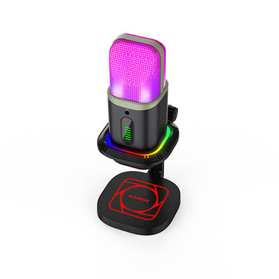 Ce-de Microfoon van Gokkenusb, PC-RGB Indicator van Condensatormic with quick mute