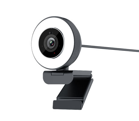 78 Graad HD 1080p Webcam met Ring Light And Microphone
