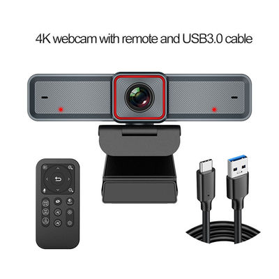 110 Graden Brede Hoek HD Webcam 4K met Microfoonai Functie
