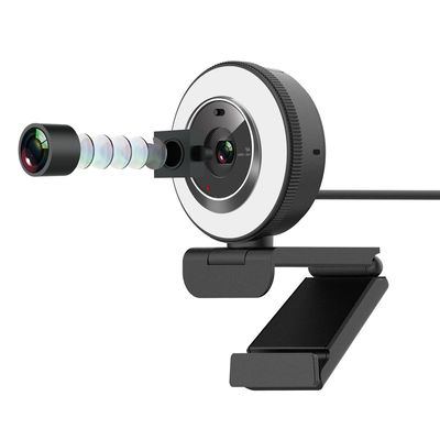 Schoonheidsfilter Autofocus Usb2.0 Ring Light Webcam For Stream Youtuber