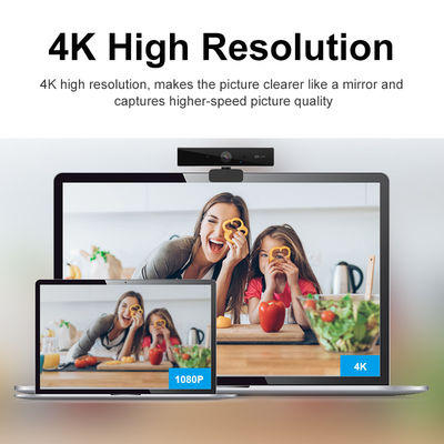 van het Webcamera's van PC van 3840*2160P 60FPS het Aluminiumgeval 4K UHD Webcam