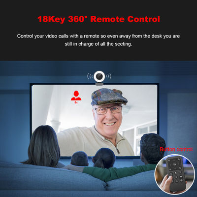 De video de Connectiviteits Hoge Definitie Webcams van Confererenusb bouwde 2pcs-Microfoon in